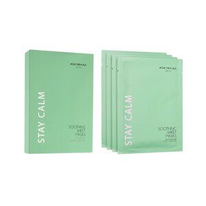 Give Them Lala BNIB Soothing Softening 4 Pack Stay Calm Soothing Sheet Masks